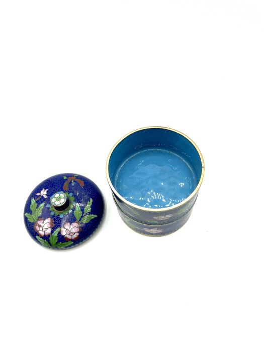 Caixa dupla em cloisonné antiga