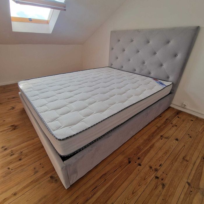 Camas de Casal Estofadas de Luxo 199€ Disp. em Várias Cores! 190x140m!