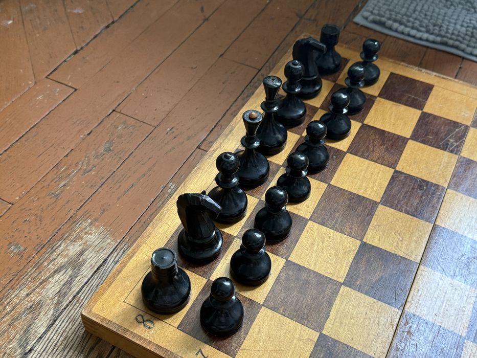 Шахматы винтажные доска 40 см