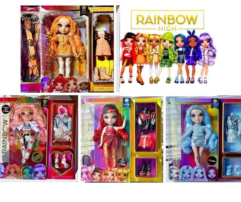 Ціни різні Лялька Rainbow High Kia Hart Валентинка Poppy Sunny Madison Winter Break Рубі Руби Ruby Anderson Gabriella Icely Крижинка Габріелла Айслі