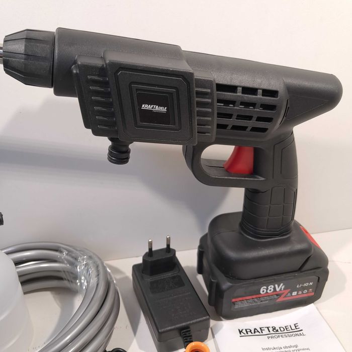 MYJKA ciśnieniowa samozasysająca akumulatorowa 2x bateria KD663