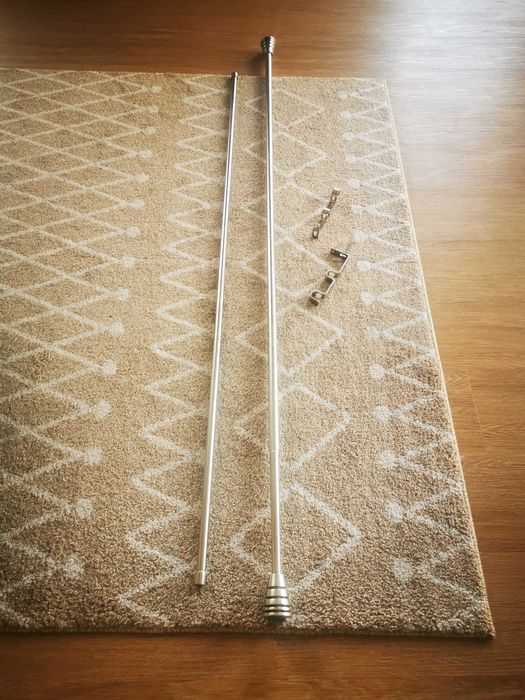 Karnisz teleskopowy podwójny Aspyral 140-240cm 16/19mm