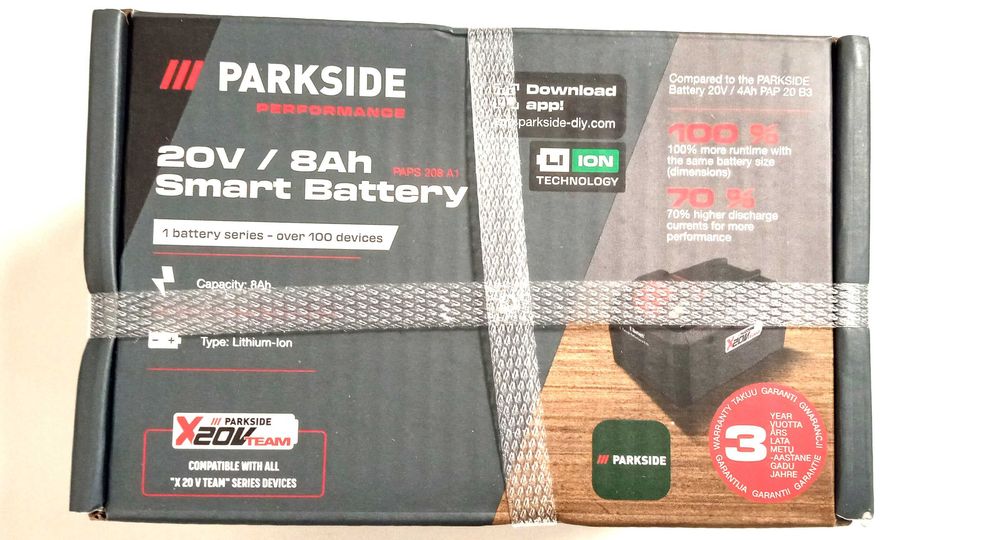 Akumulator PARKSIDE 20V 8Ah PAPS 208 A1
