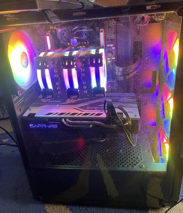 Игровой ПК Хеоп E5-2680 v4 / RX 580 Nitro+ 8GB / 32GB RAM / NVMe SSD