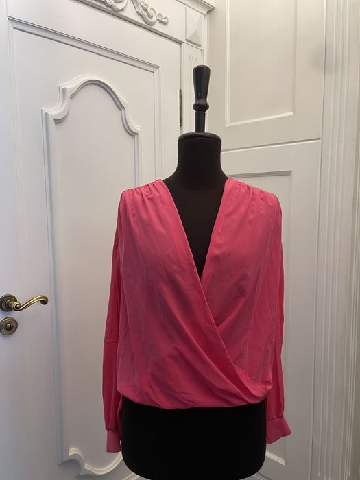 MISSONI piękna bluzka, fuksja, 100% jedwab