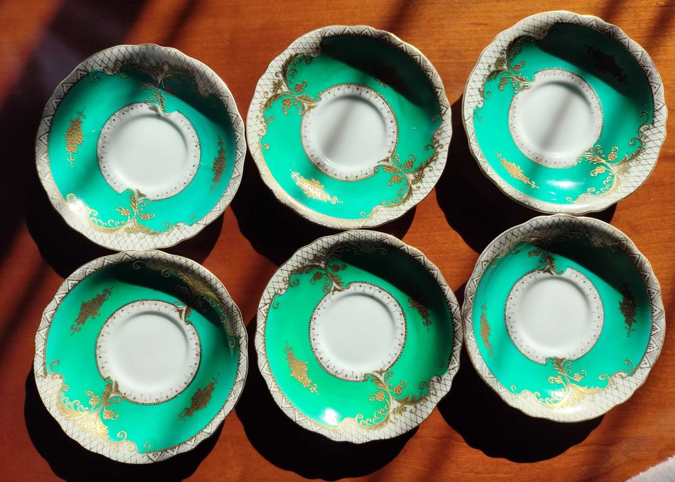 6 chávenas de chá  em porcelana japonesa Chugai Foreign