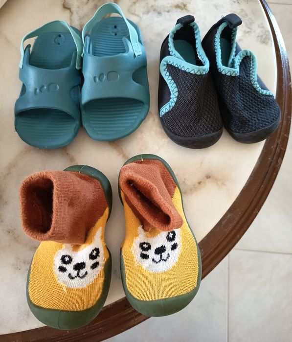 Sapatos bebé piscina