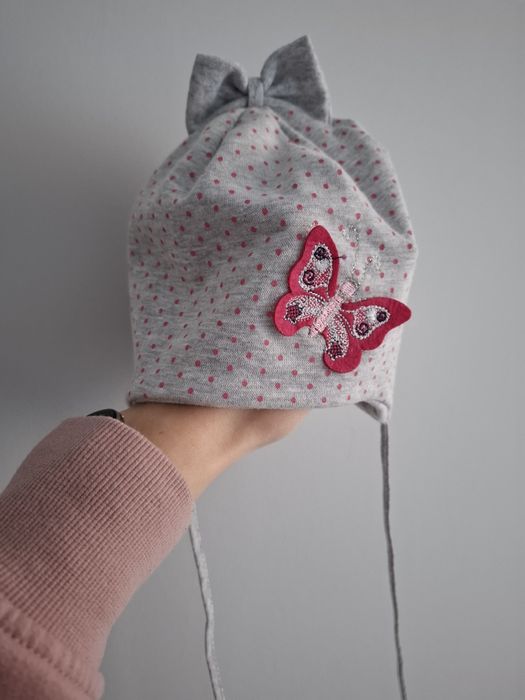 Czapka wiosenna dla dziewczynki 40 42