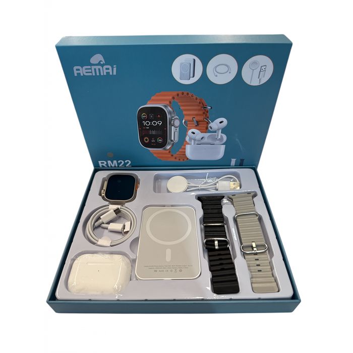 Smartwatch AEMAI RM22 – Kit Completo