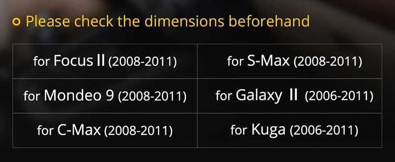 NOVOS: Auto Rádio GPS FORD • ANDROID 15 • BT • USB • WIFI Focus Mondeo