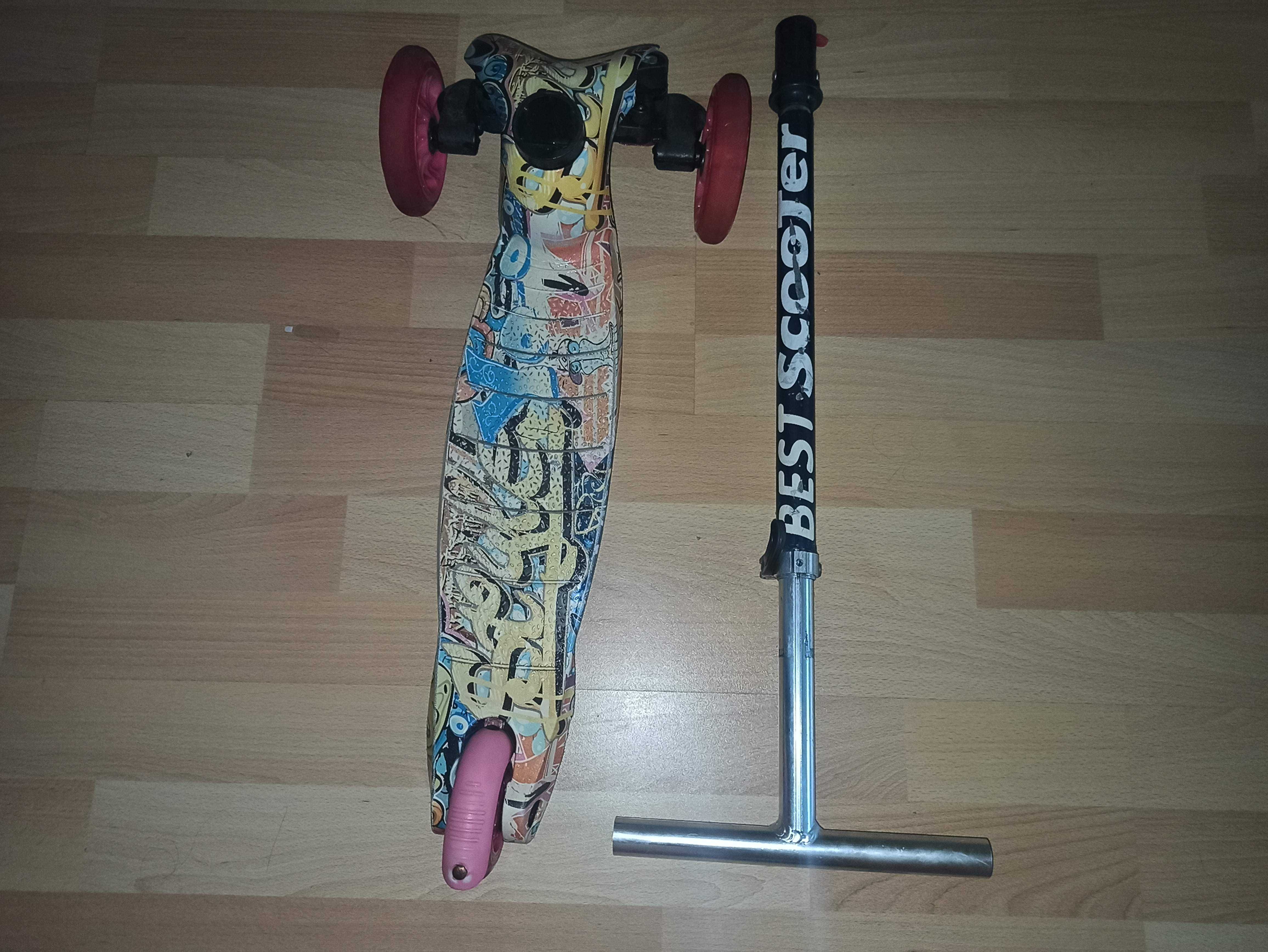 Детский самокат SCOOTER ITRIKE на запчасти - руль, колеса, подножка: 50 ...
