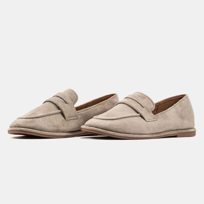 Жіночі Лофери Grey Beige Замша 36-41 (Без Предоплати)