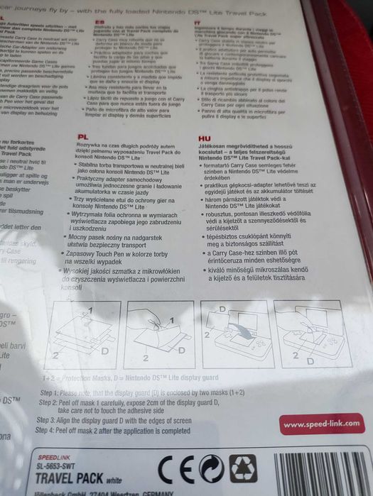 Ładowarka Etui Rysik obudowa Nintendo DS Lite