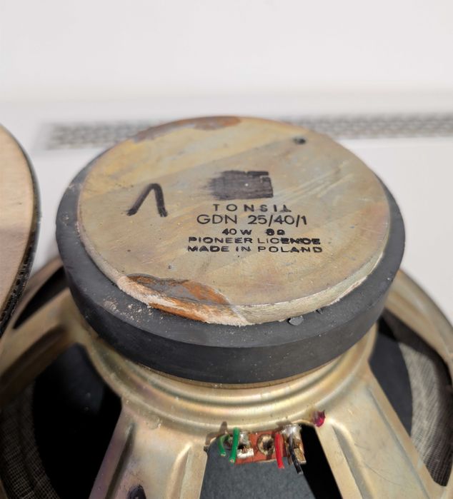 głośniki - Tonsil GDN 25/40/1 40W 8Ohm - do regeneracji