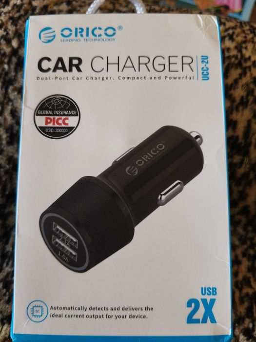 Автомобільний зарядний пристрій ORICO 15,5W