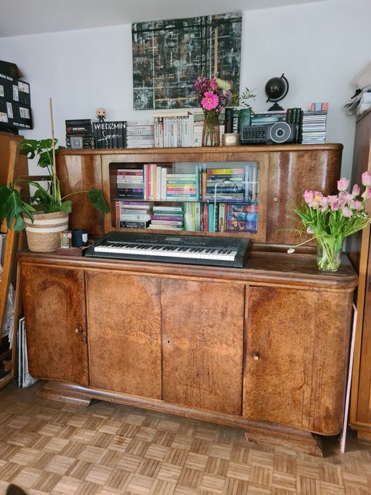 Stylowy Bufet Art Deco – Orzechowa Czeczota, Retro Kredens lata 30