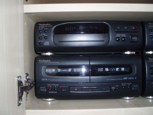 Technics cd stereo system com colunas
