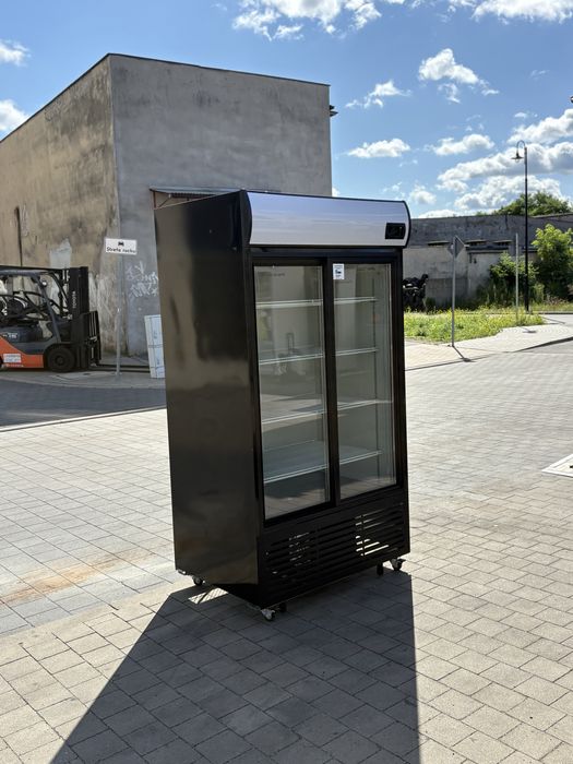 Witryna chłodnicza czarna 1100 L  Transport + Gwarancja