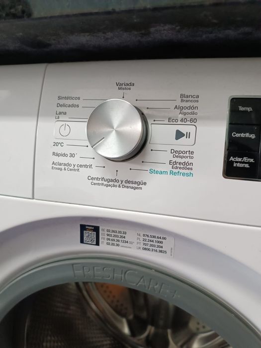 Máquina lavar whirlpool