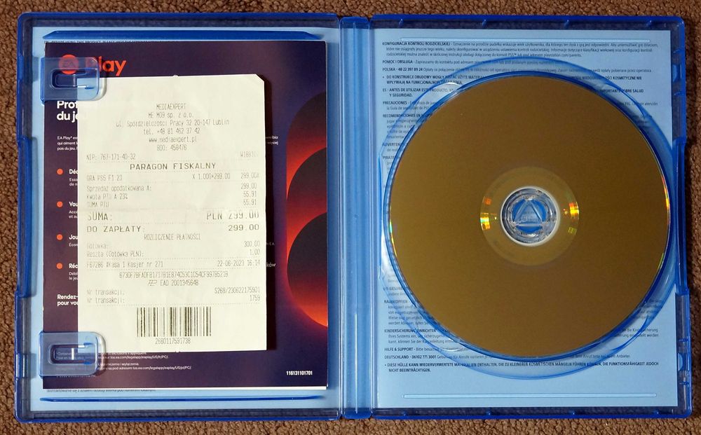 Gra F1 2023 PS5 stan idealny