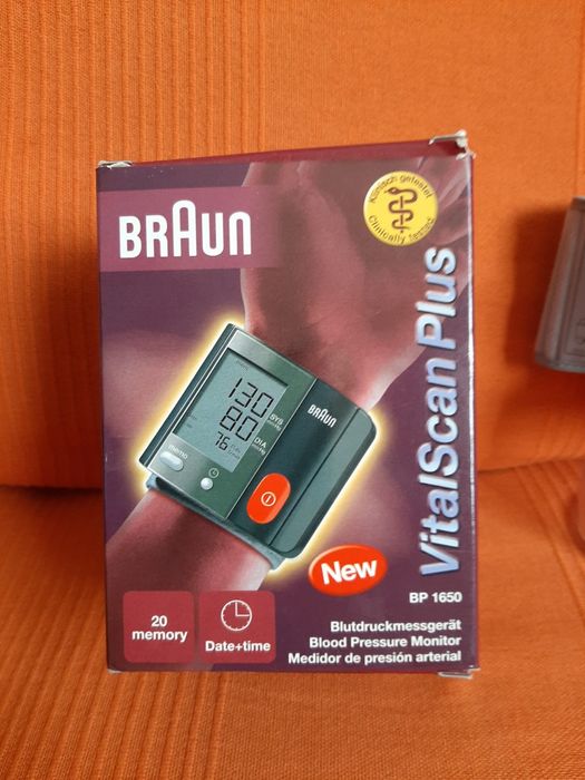 Medidor tensão arterial. Novo.BRAUN.
