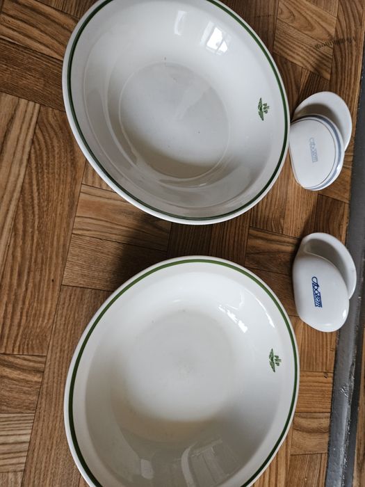 Miski PKP serwetnik SPOŁEM Lubianana PRL VINTAGE