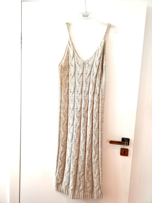 Sukienka na ramiączkach z dzianiny Nowa