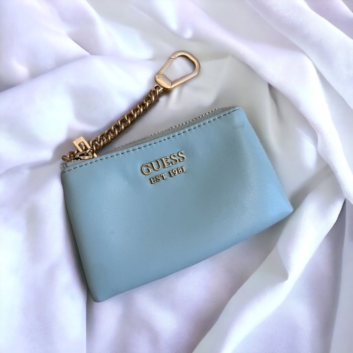 Carteira GUESS azul claro