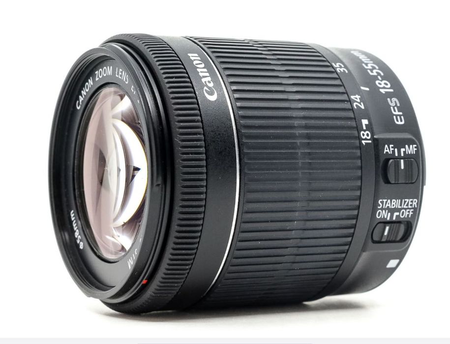 Objetiva Canon EF S 18-55 IS STM Muito bom estado