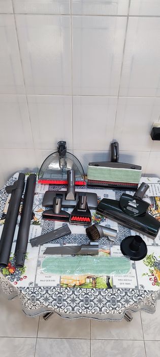 Aspirador pó, água e lavagem a seco, cafeteira, base cama solteiro, alicate de cortar ferro. Preços na descrição.