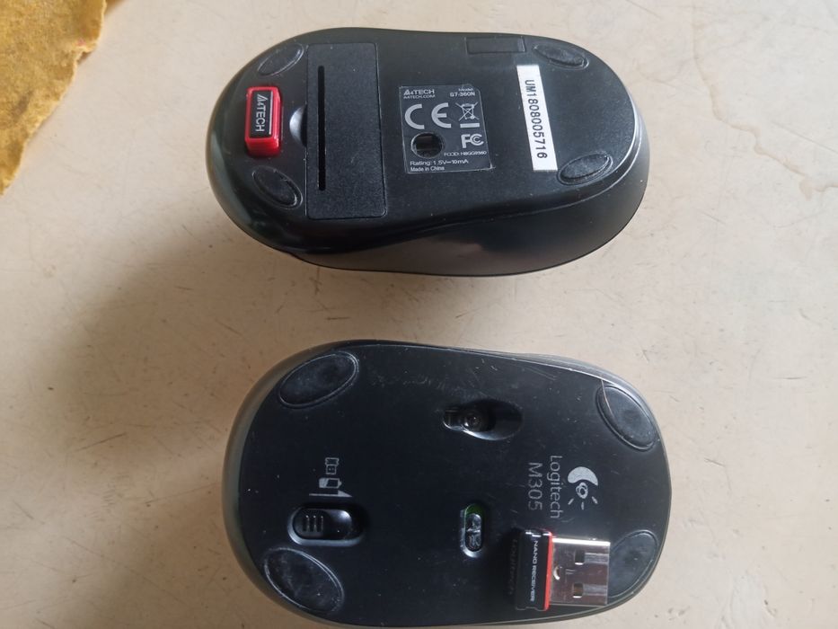 Мишi бездротовi A4"Tech" G7-360N та "Logitech" M-305