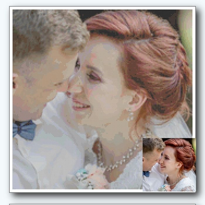 Разработка схем для вышивки крестом