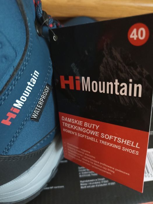 Buty trekkingowe HiMountain wodoodporne Softshell hi mountain 38 39 40