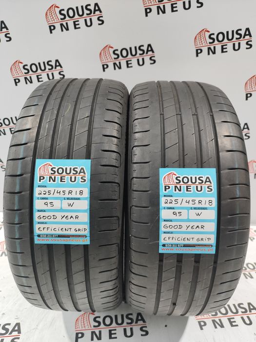 2 pneus semi novos 225-45R18 Goodyear - Oferta dos Portes