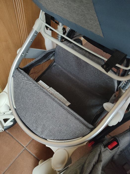 YAZOCO Wózek dziecięcy Trio 3 w 1 Wielofunkcyjny szary