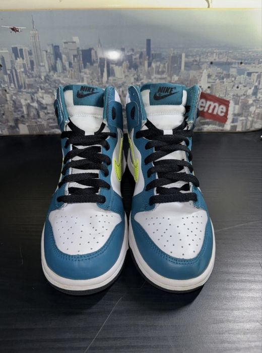 Кросівки nike dunk high bright spruce volt (39р)