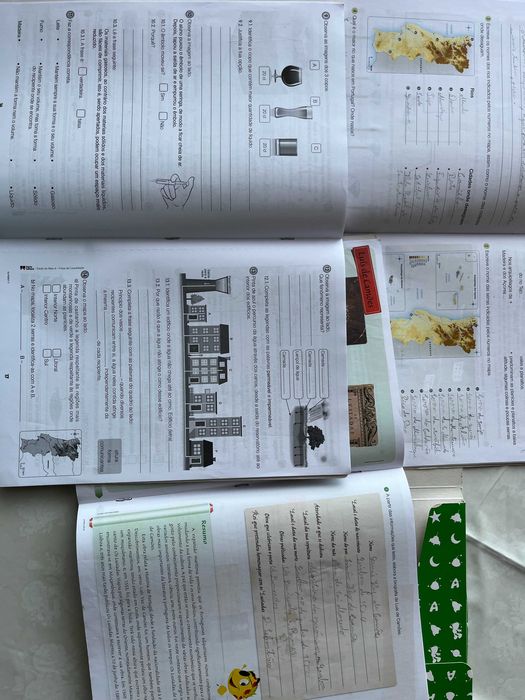 livros escolares 3º-4º anos