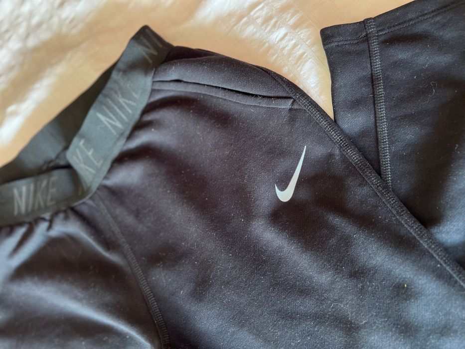 Calças de fato de treino pretas da Nike unissexo