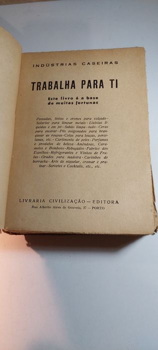 Arte de Ganhar Dinheiro, Trabalha para Ti (1958]