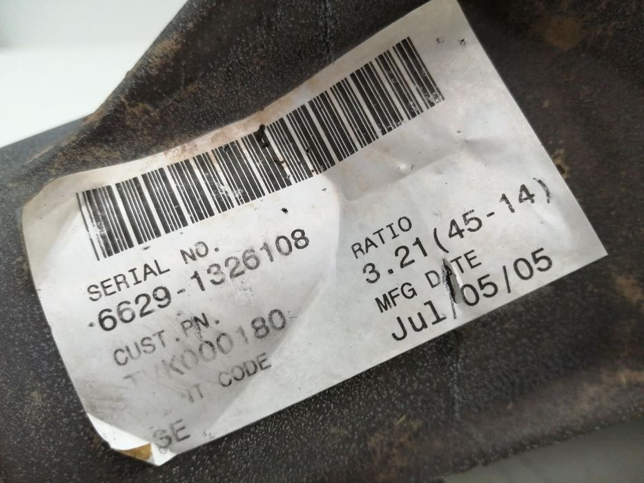 DIFERENCIAL TRASEIRO LAND ROVER FREELANDER 2005 -TVK000180