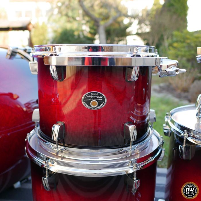 ‼️ Perkusja Tama Silverstar Custom 22”, 10”, 12", 14", 16" Red Black‼️