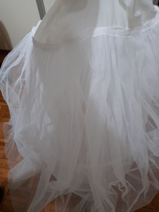 Saiote de noiva branco