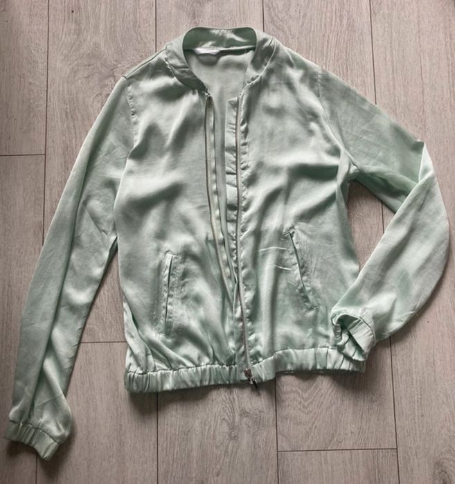 Bluza bomberka 36 s zielony pastelowy