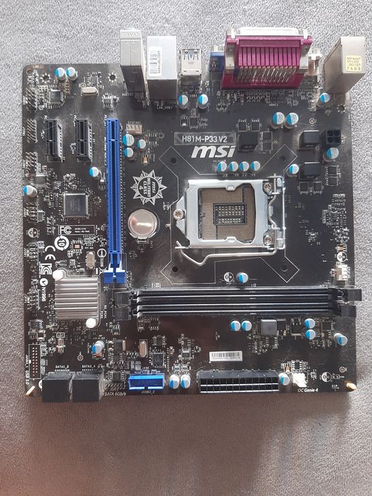 Материнська плата MSI H81M-P33 V2