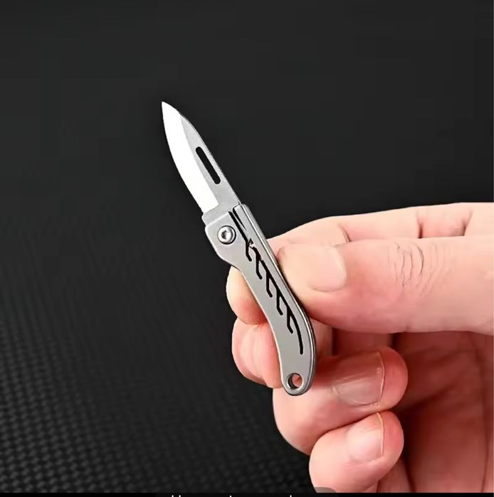 мини- нож брелок из титанового сплава