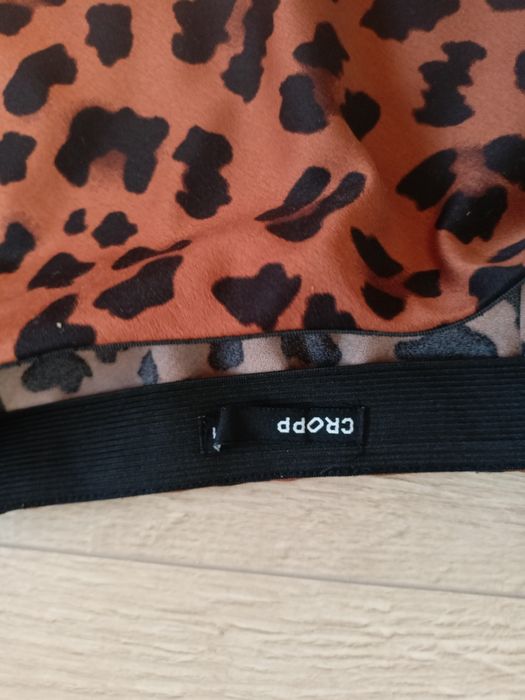 Spódnica MIDI Cropp wzór w panterkę