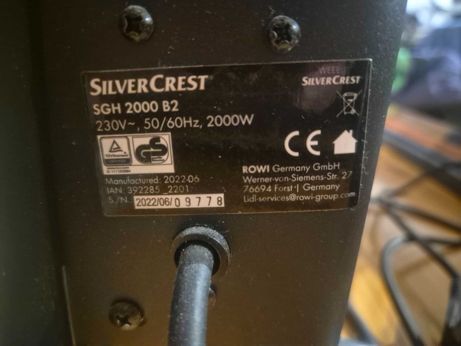 Aquecedor SilverCrest