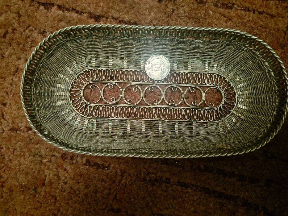 Конфетница серебро