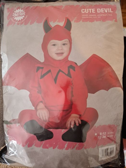 Fato de carnaval "diabinho"