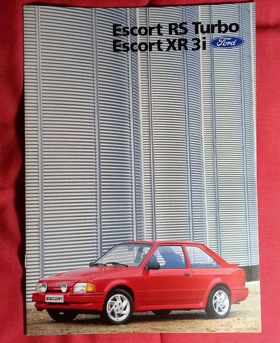 Catálogo Ford Escort RS Turbo e XR3i